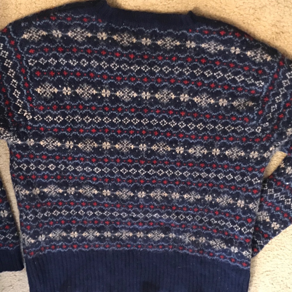 VINTAGE WOOL PATTERNED SWEATER from the 90s!!!! - Picture 4 of 4